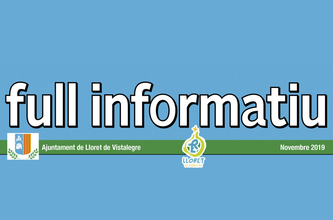 Full informatiu novembre 2019