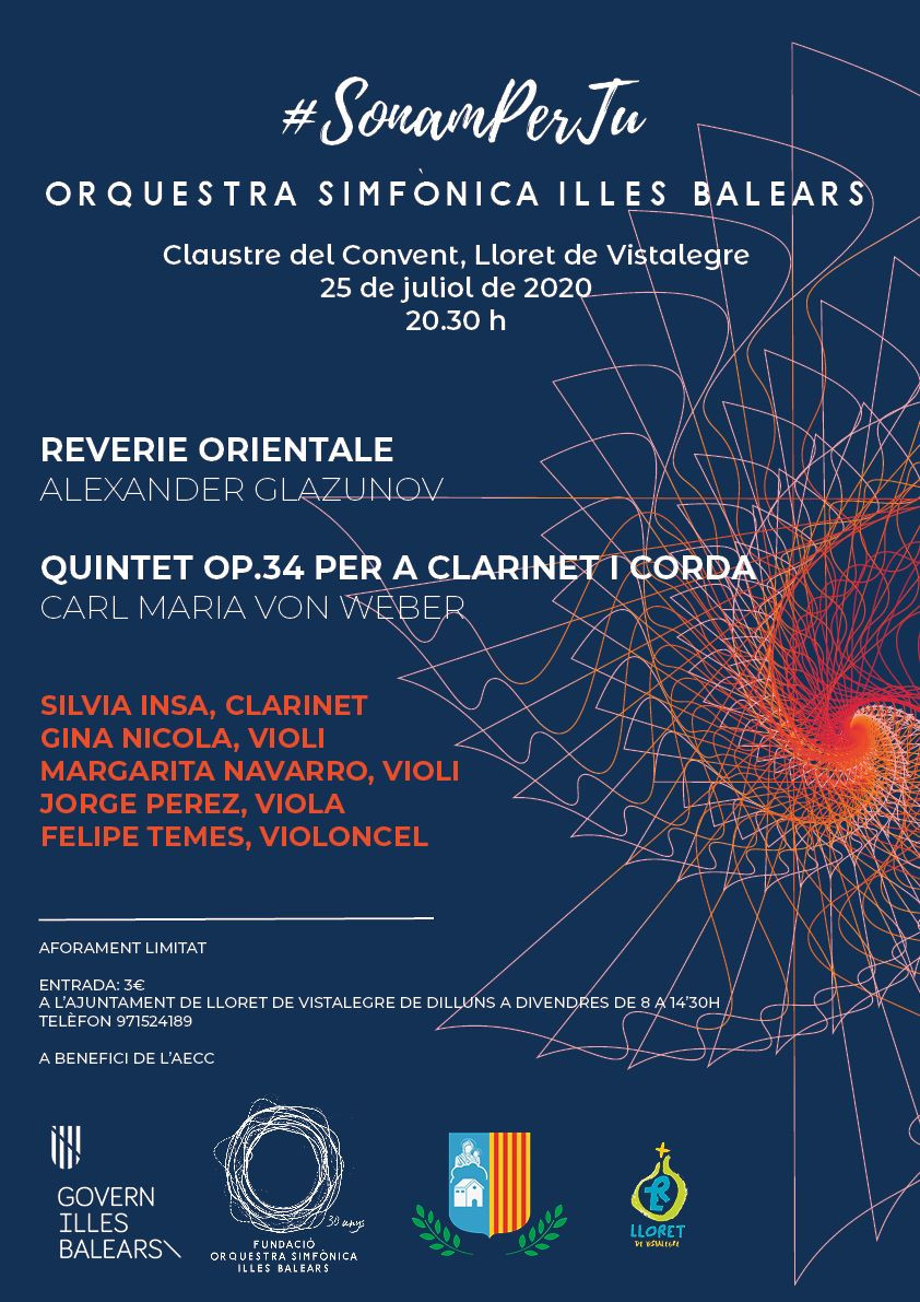 Sonam Per Tu amb músics de l'Orquestra Simfònica de les Illes Balears