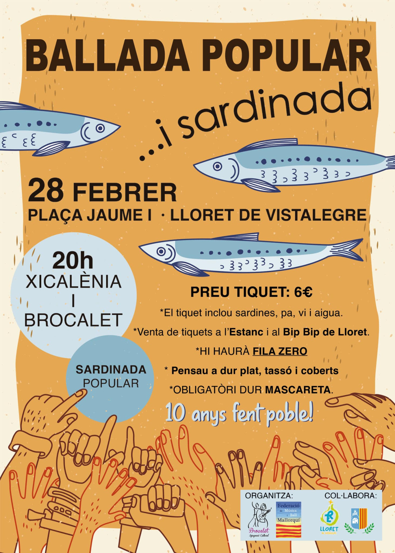 Ballada popular i gran sardinada