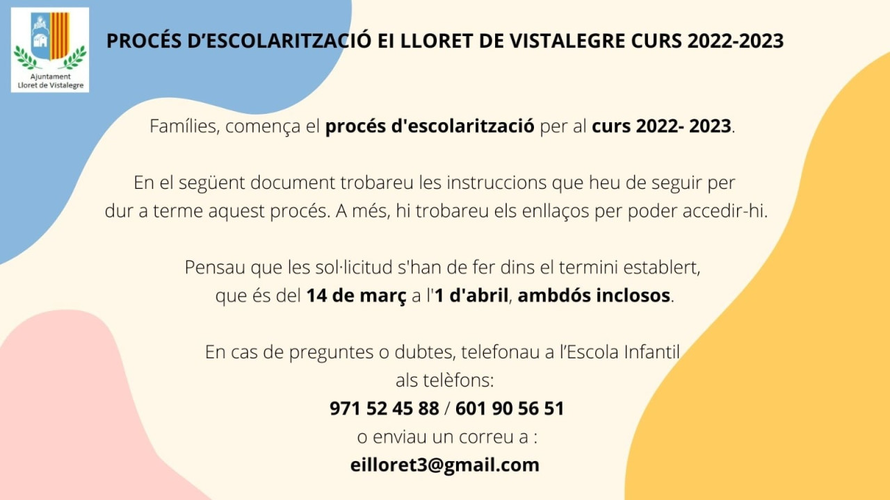 ESCOLARITZACIÓ