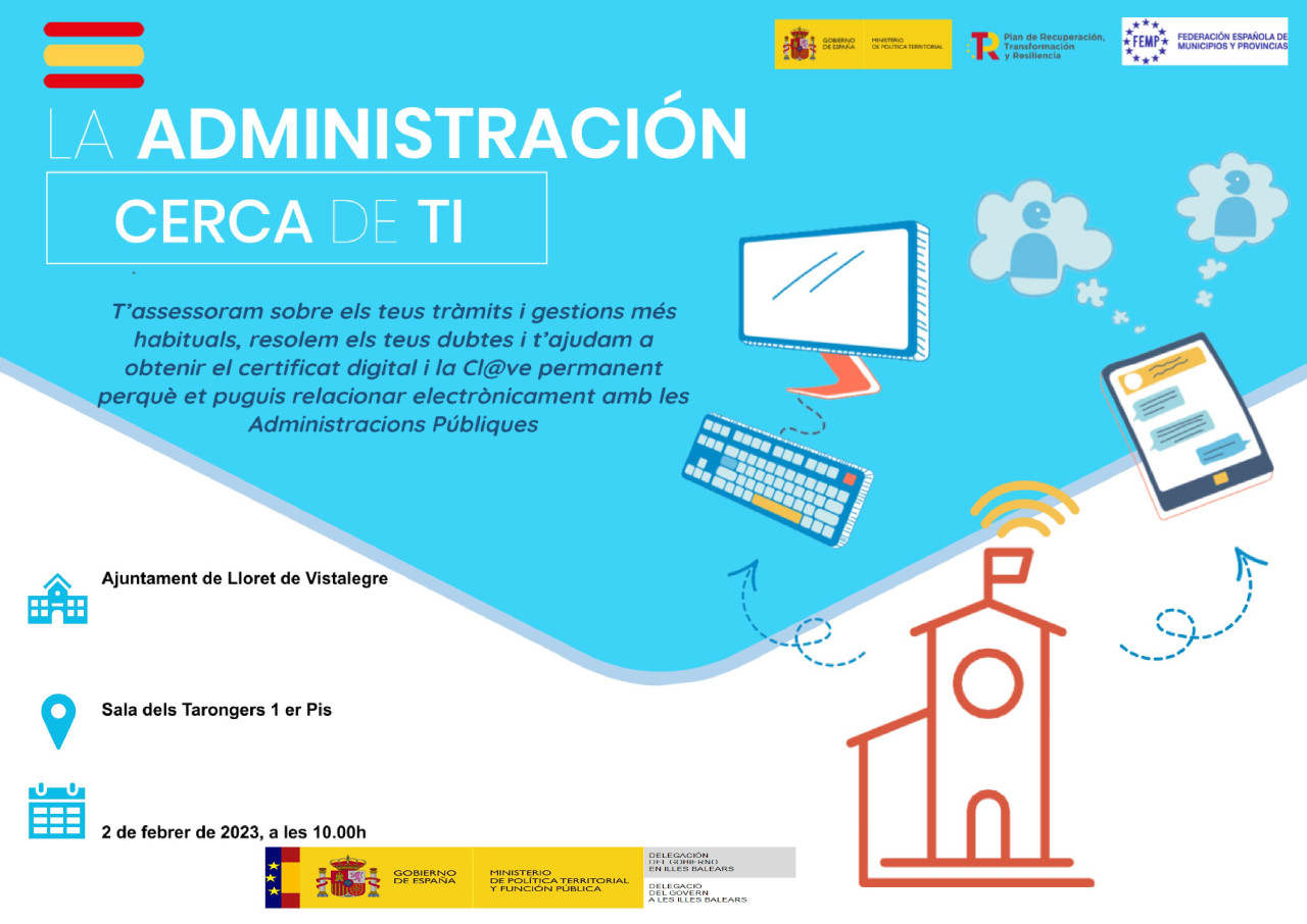 La administración cerca de ti