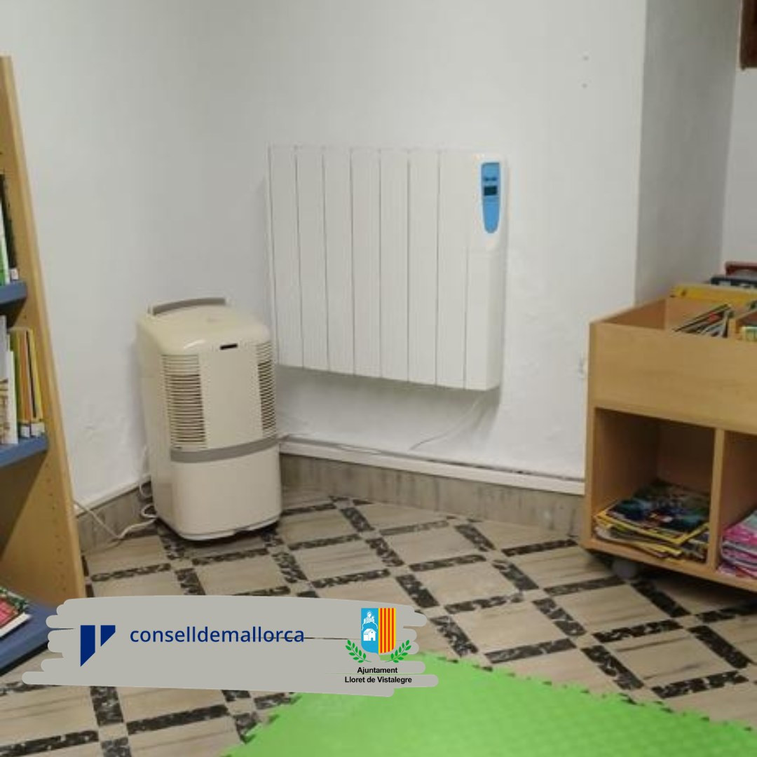 Nous radiadors a la Biblioteca