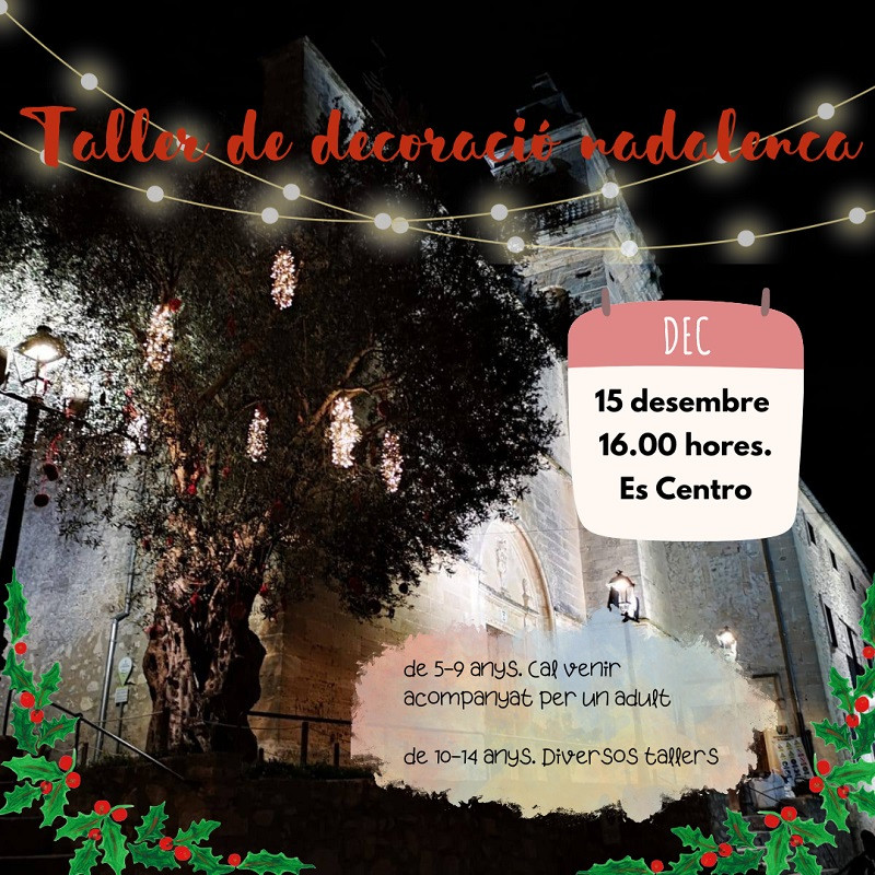 Tallers de decoració nadalenca