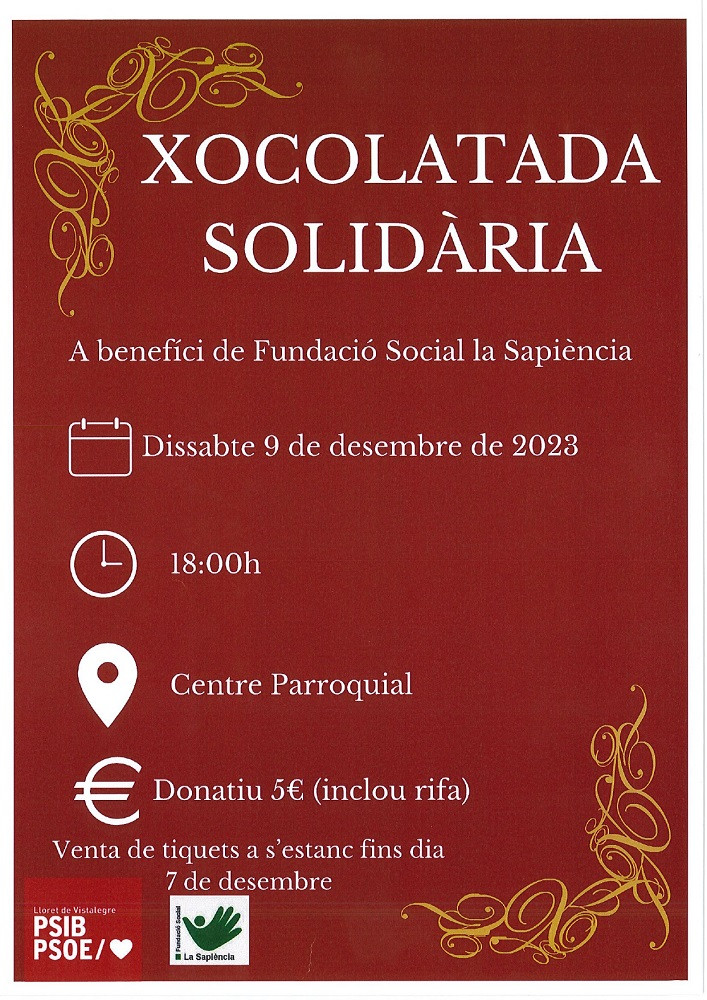 Xocolatada solidària