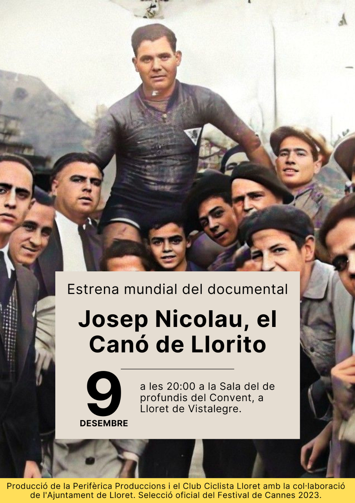 Presentació del documental "Josep Nicolau, el Canó de Llorito"