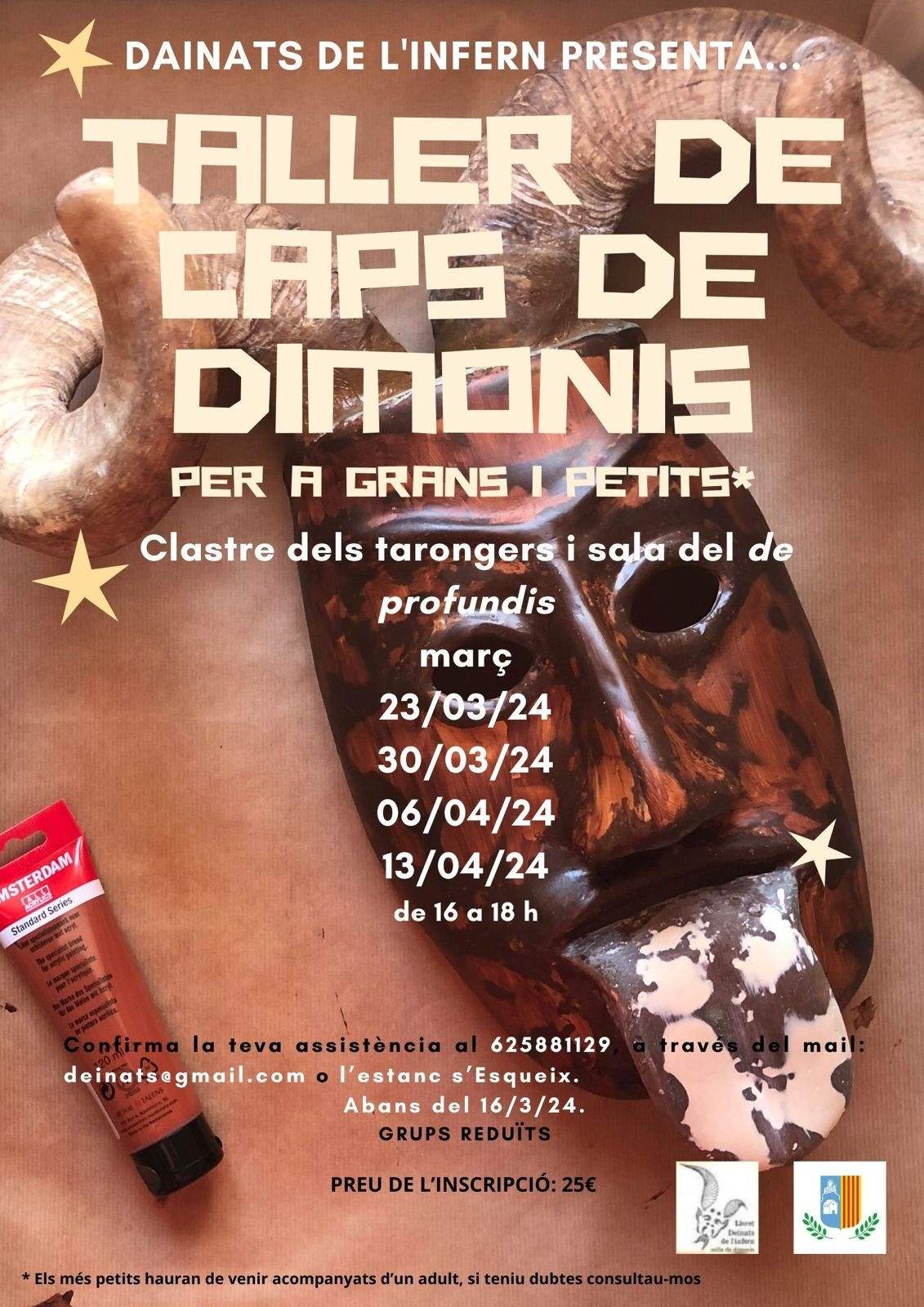Taller de màscares de dimonis 