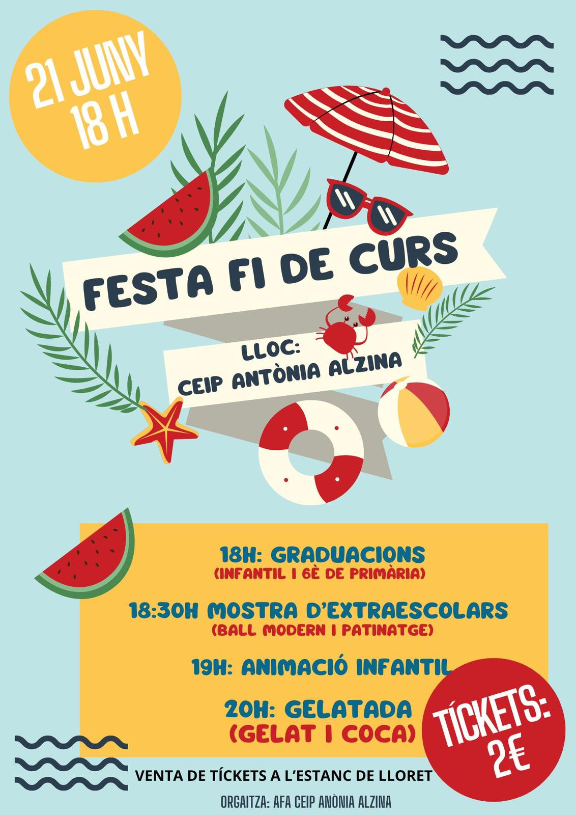 Festa fi de curs CEIP Antònia Alzina