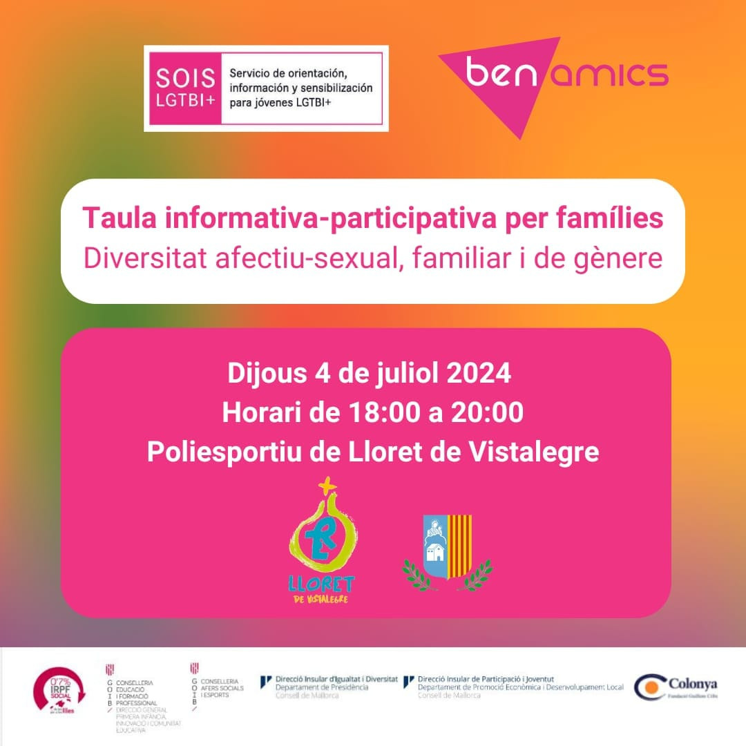 Taula informativa-participativa per famílies