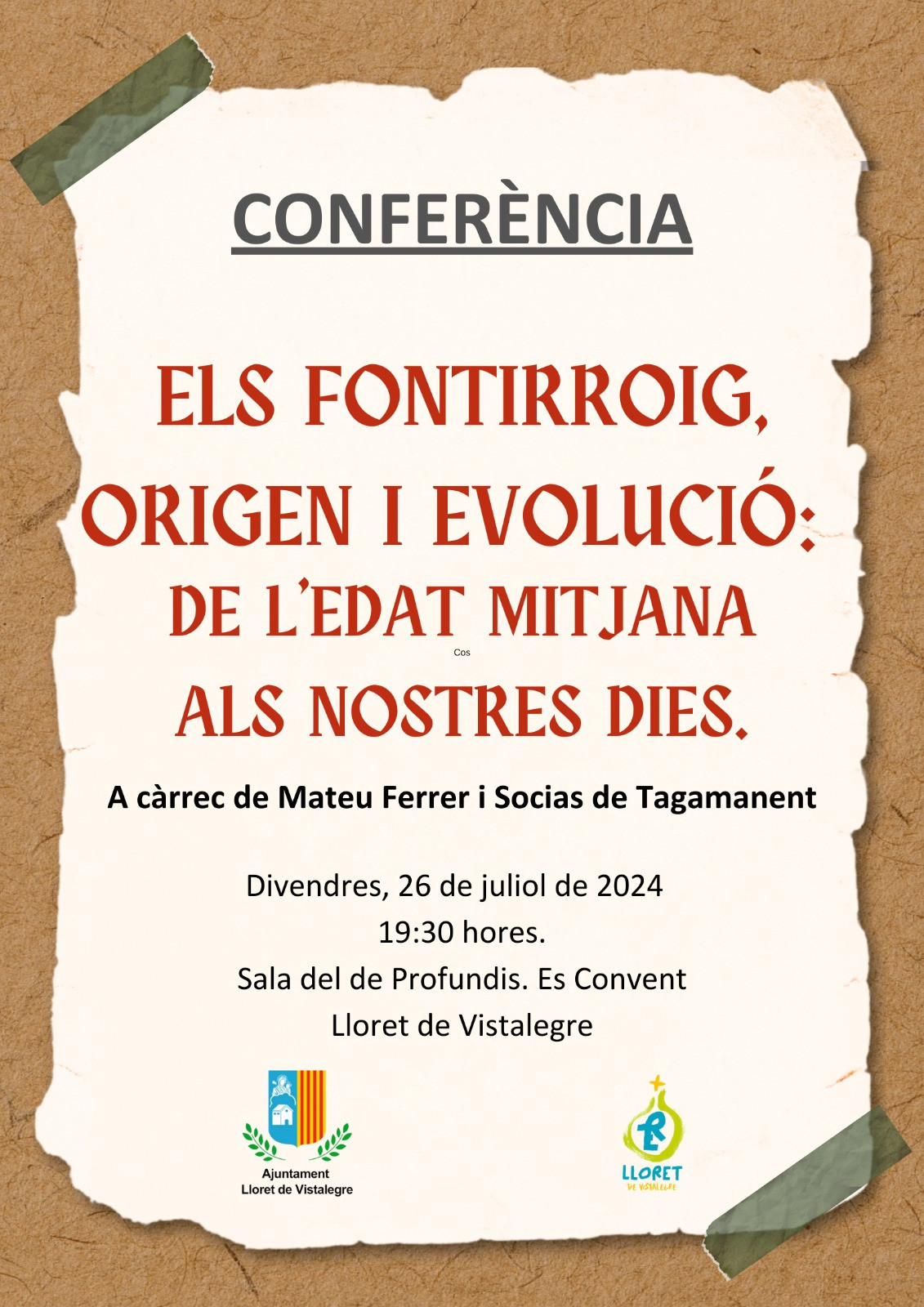 Conferència Els Fontirroig