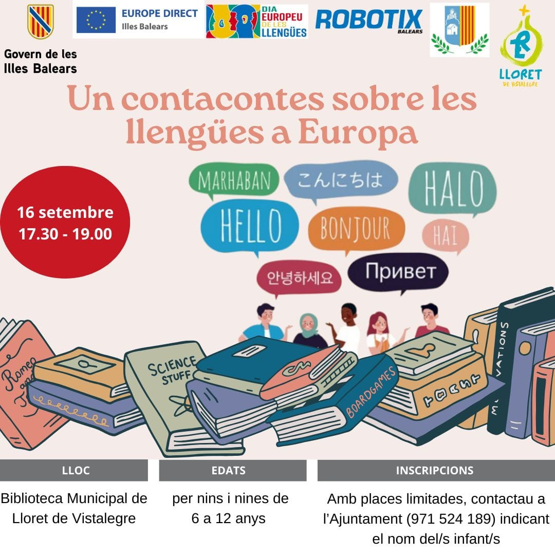 Taller conta-contes sobre llengües a Europa