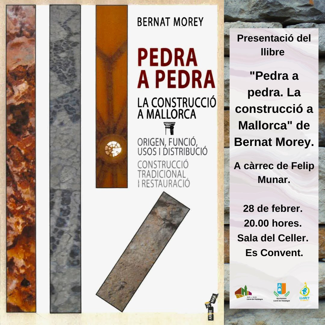 Presentació del llibre "Pedra a pedra. La construcció a Mallorca"