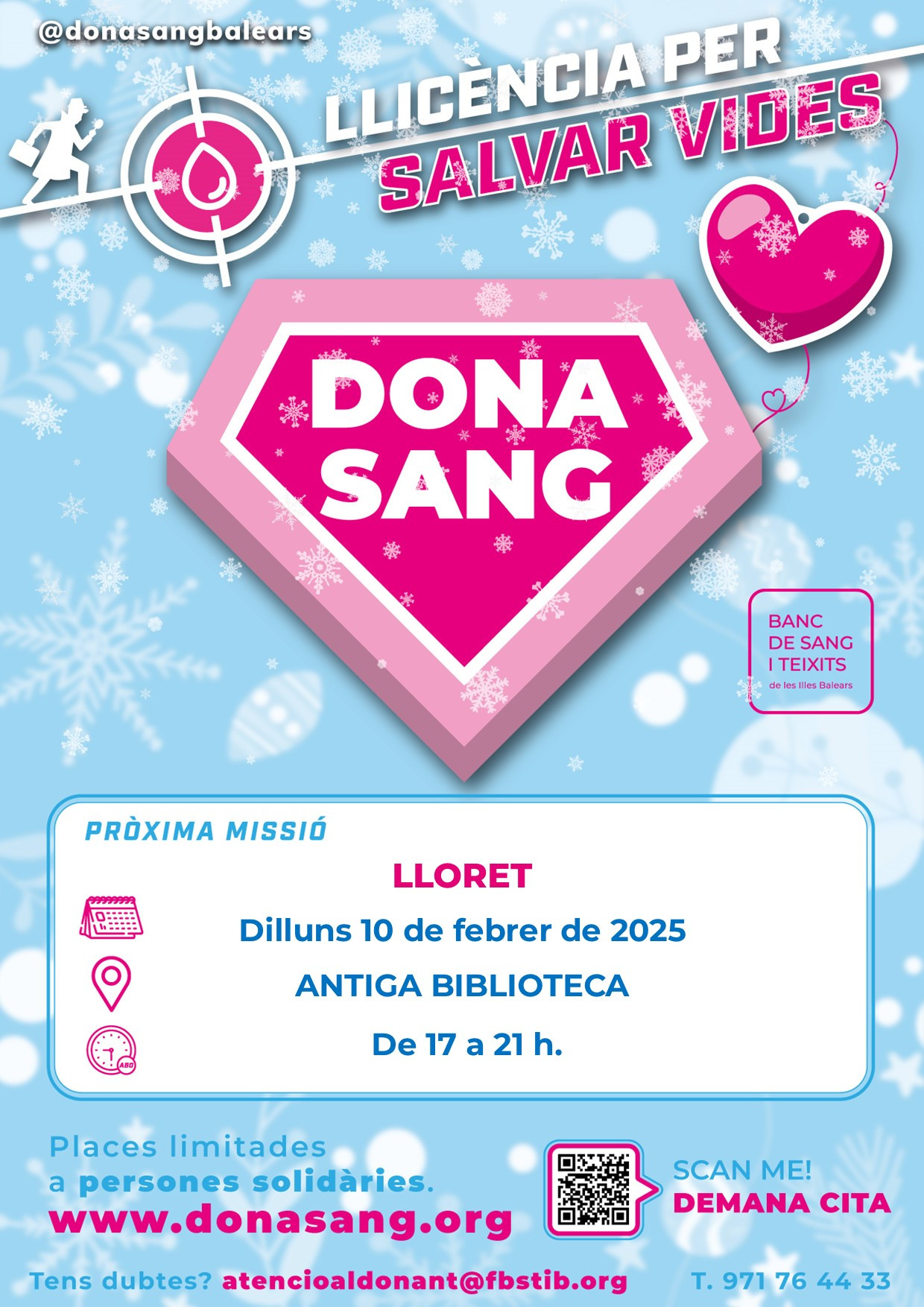 Campanya de donació de sang a Lloret