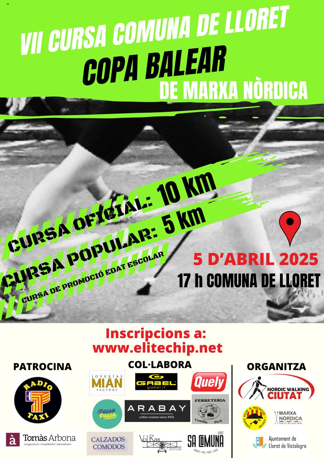 VII Cursa Marxa Nòrdica de Lloret de Vistalegre