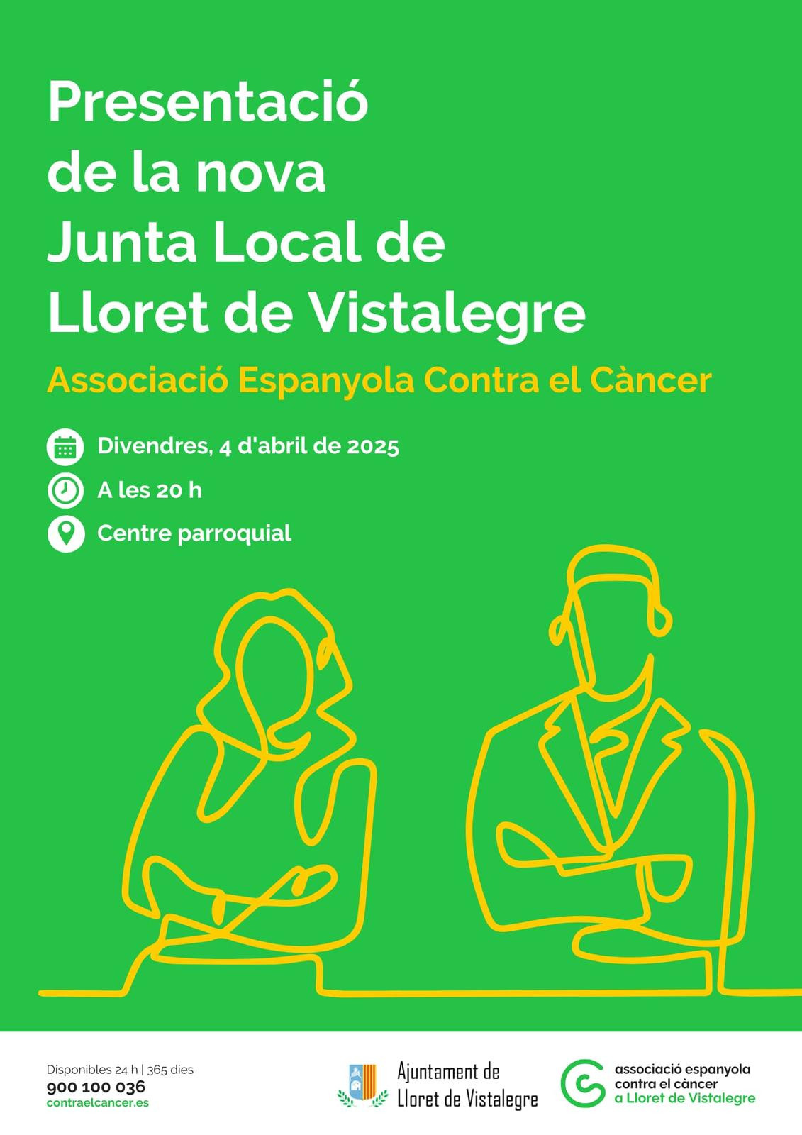 Presentació de la nova Junta Local de l'AECC