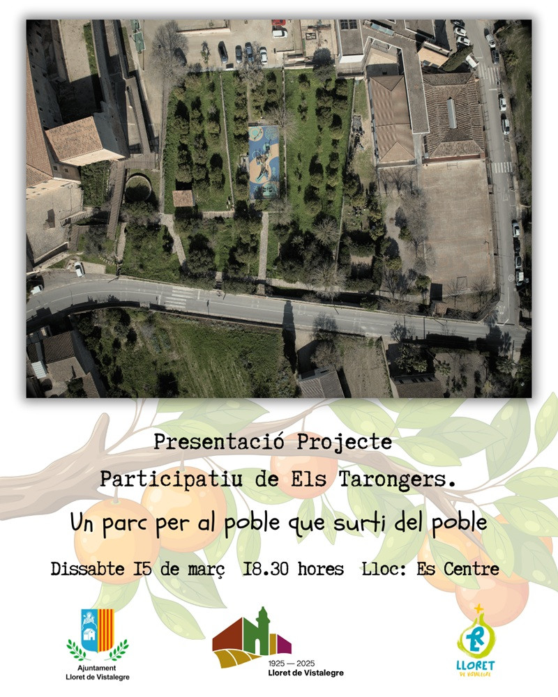 Presentació del Projecte Participatiu de 'Els Tarongers'