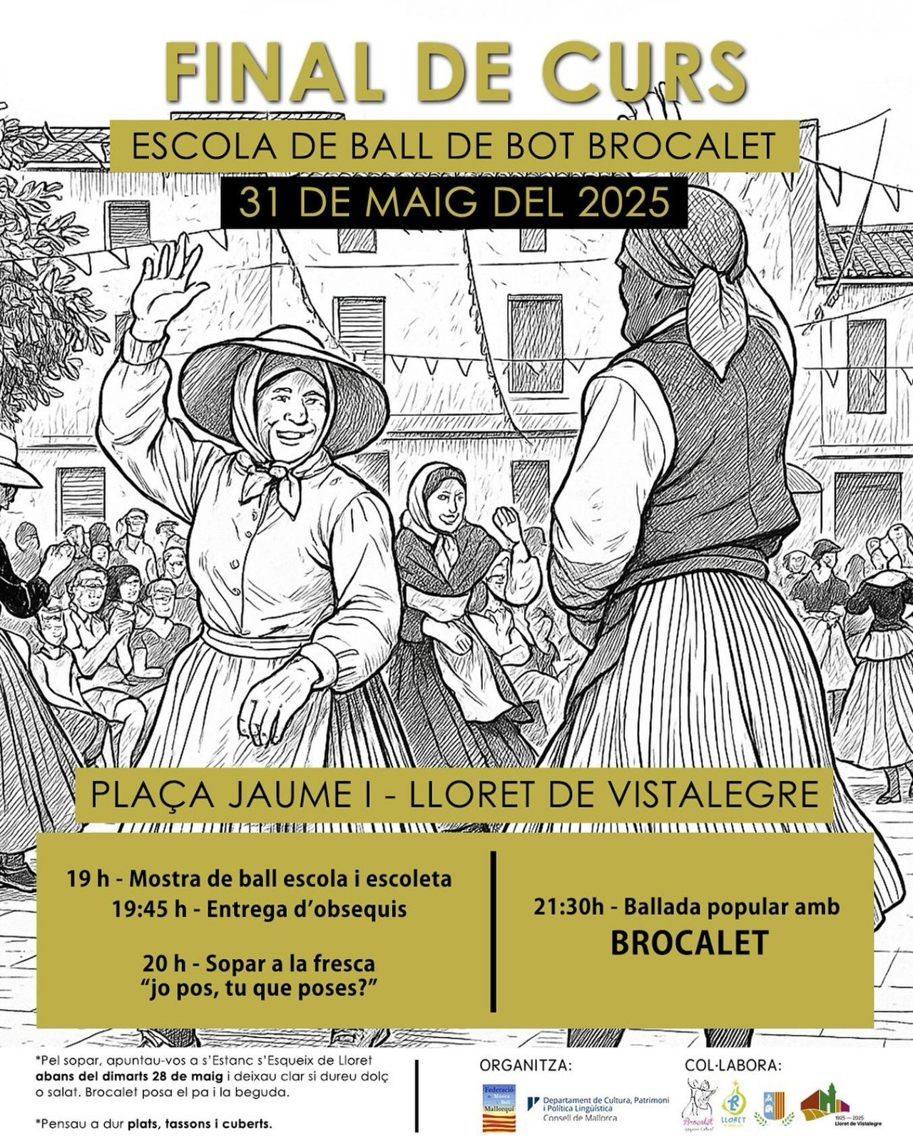Fi de curs Escola ball de bot Brocalet