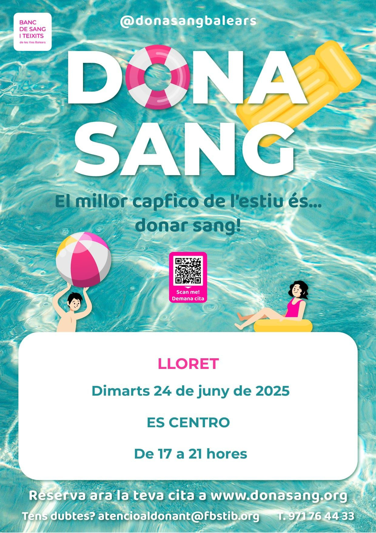 Campanya de donació de sang a Lloret