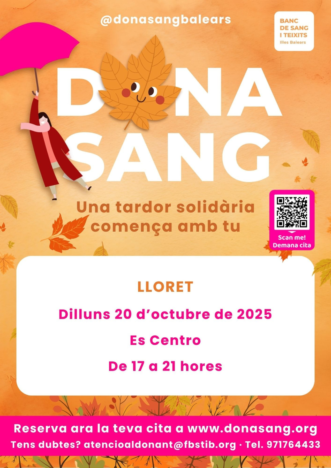 Campanya de donació de sang a Lloret